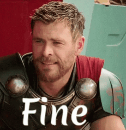 Thor Fine Meme GIF