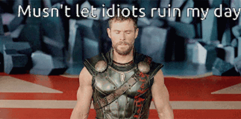Thor Im Surrounded By Idiots GIF
