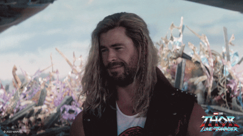 Thor Love And Thunder Smirking Slowly GIF