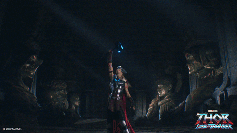 Thor Love And Thunder Strong Lightning GIF