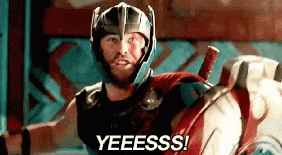 Thor Marvel Yess GIF