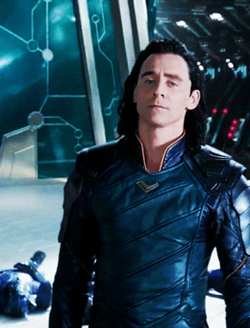 Thor: Ragnarok Loki Glare GIF