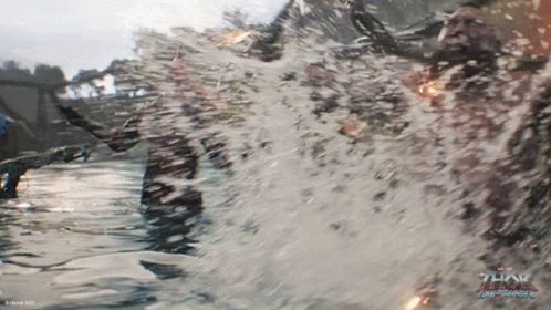 Thor Ragnarok Movie Poster Man In Water GIF
