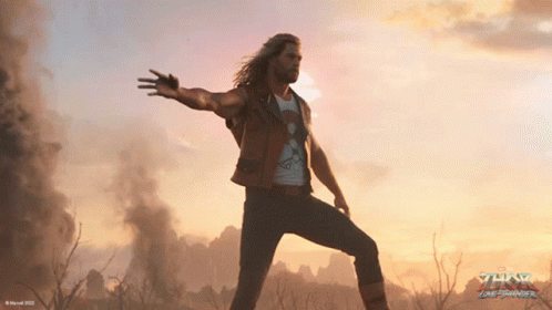 Thor Ragnarok Poster Man in Field