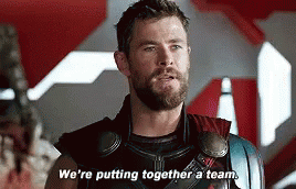 Thor We're Getting The Team Band Back Together GIF
