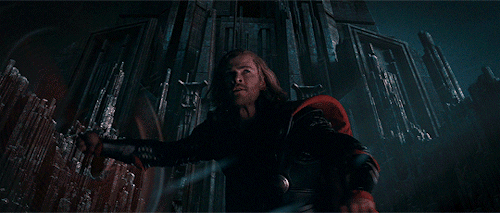 Thor Wielding His Weapon GIF