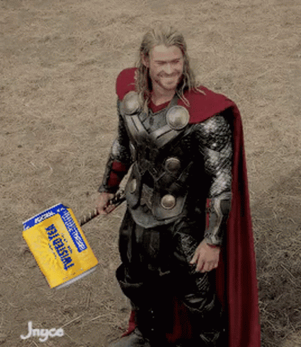 Thor With His Twisted Tea GIF