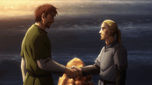 Thorfinn Handshakes Guy GIF