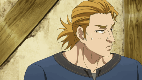 Thorfinn Sweating Handing GIF