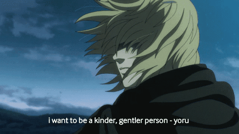 Thorfinn To Be Kinder Gentler Person GIF