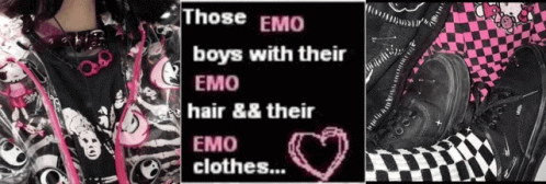 Those Emo Boys With Their Emo Hair And Their Emo Clothes ... GIF