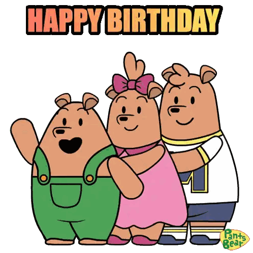 Three Bears Happy Birthday