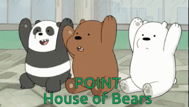 Three Bears Saying Point House of Bears