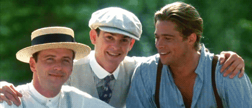 Three Best Friends Brad Pitt Smile GIF