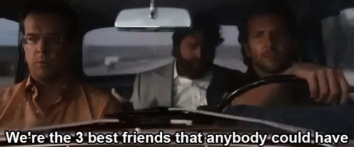 Three Best Friends Bradley Cooper Hang Over GIF