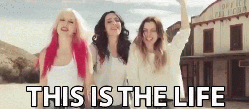 Three Best Friends Pretty Ladies Music Video GIF