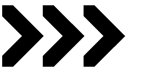 Three Black Arrows Pointing Opposite Directions