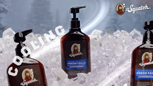 Three Bottles of Dr. Squatch Lotion