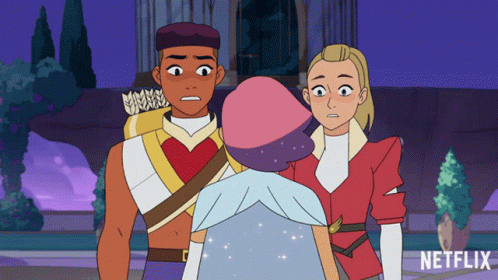 Three Cartoon Characters Netflix GIF