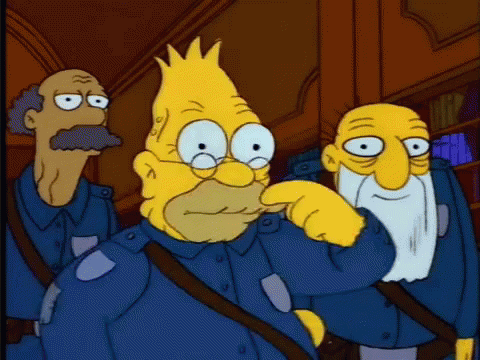 Three Cartoon Characters One Pointing GIF