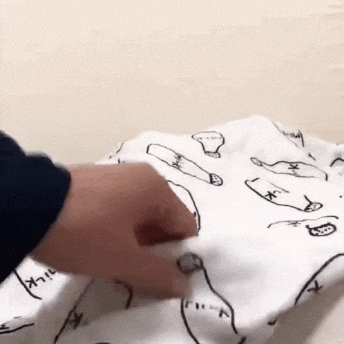 Three Cats Under The Sheets GIF