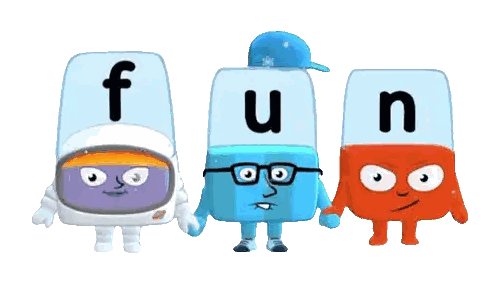 Three Characters With F U N
