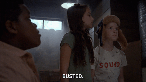 Three Children Busted GIF