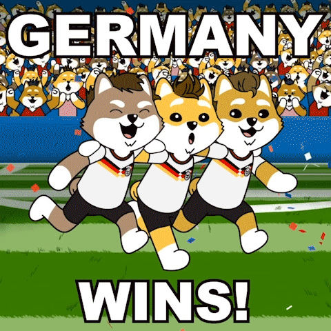Three Dogs Running Germany Wins