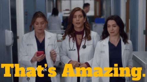 Three Female Doctors Walking Down Hallway That's Amazing