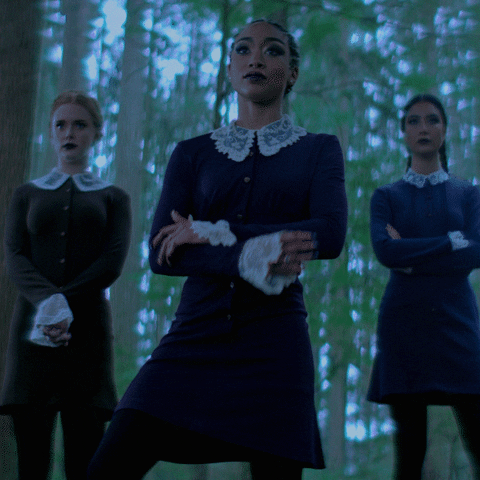 Three Female Witches GIF