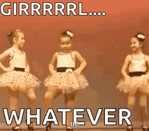 Three Girls Dancing on Stage