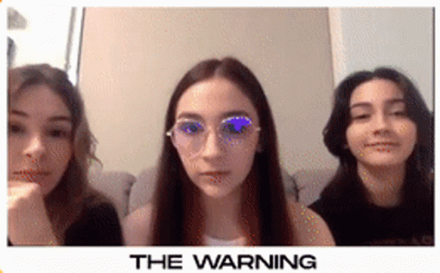 Three Girls Saying The Warning