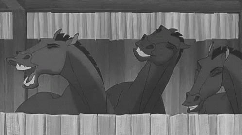 Three Horses Neigh Together GIF