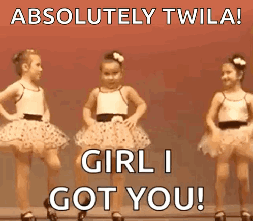 Three Little Girls Dancing Girl I Got You