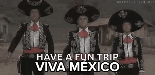 Three Men in Mariachi Costumes