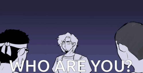 Three Men Saying Who Are You
