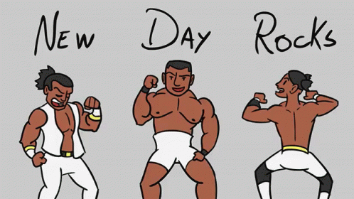 Three Men With New Day Rocks GIF