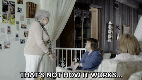 Three Old People Argue On Something GIF
