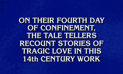 Three People On Jeopardy One Has $13,000 GIF