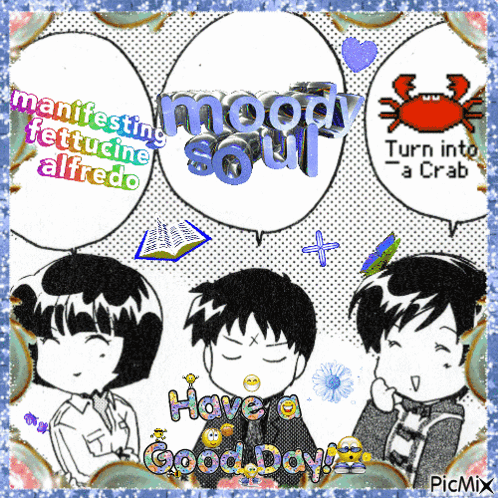 Three People Saying Have a Good Day