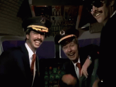 Three Pilots Are Giving A Thumbs Up Sign GIF