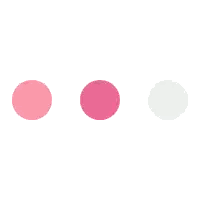 Three Pink Circles with Red Center