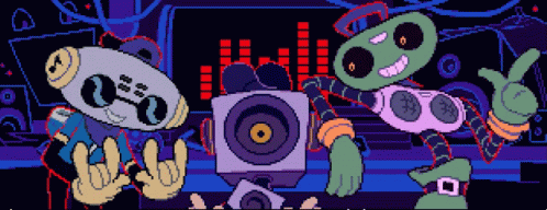 Three Robots with Speaker