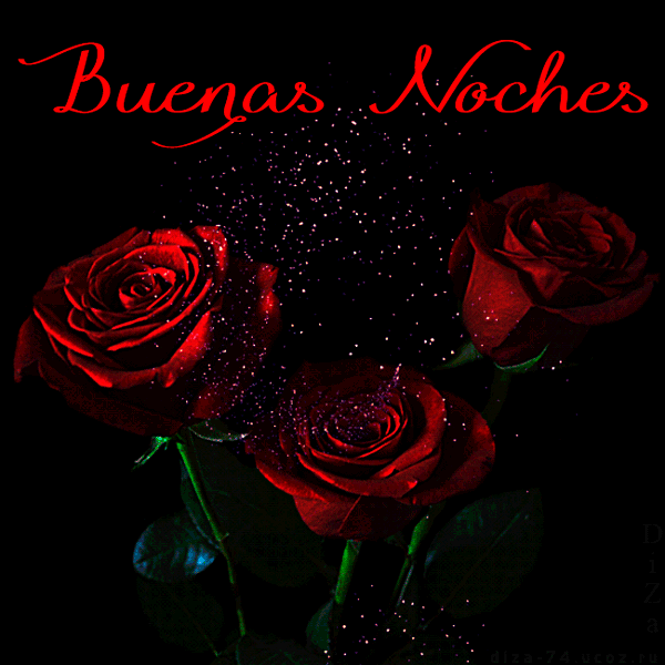 Three Roses Buenas Noches Linda Noche GIF
