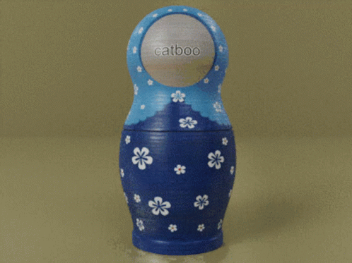 Three Russian Nesting Dolls