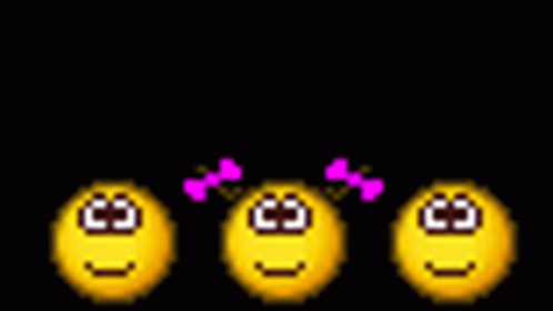 Three Smiley Faces Surrounded by 10 and 10 Signs