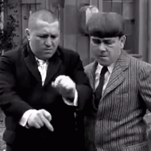 Three Stooges Magic Trick Fire GIF