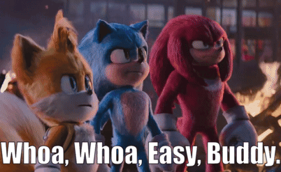 Three Stuffed Animals Saying Whoa Whoa Easy Buddy