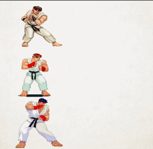 Three Types Of Hadouken GIF