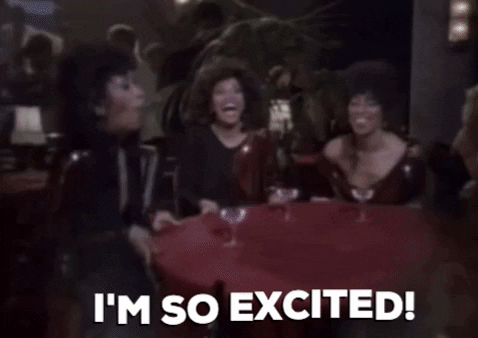 Three Women I'm So Excited GIF